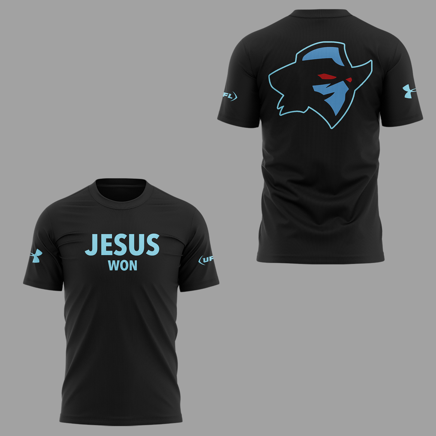 Arlington Renegades x Jesus Won 2025 Special Black Shirt Arlington Renegades x Jesus Won 2025 Special Black Shirt
