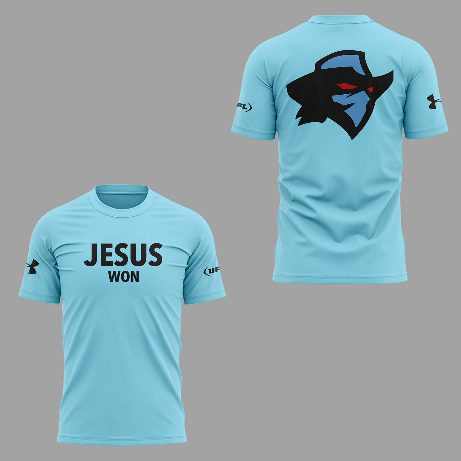 Arlington Renegades x Jesus Won 2025 Special Blue Shirt Arlington Renegades x Jesus Won 2025 Special Blue Shirt