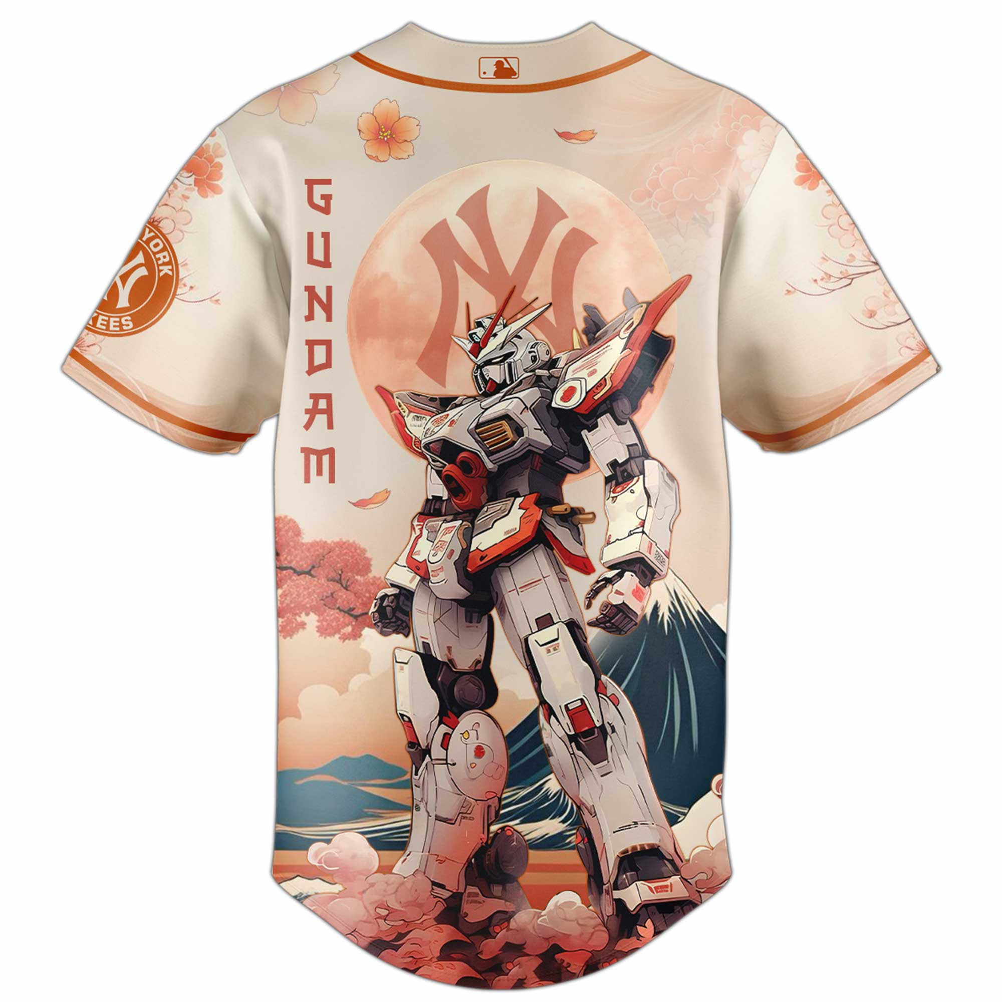 New York Yankees x Gundam Japan Edition 2025 Special Baseball Jersey New York Yankees x Gundam Japan Edition 2025 Special Baseball Jersey