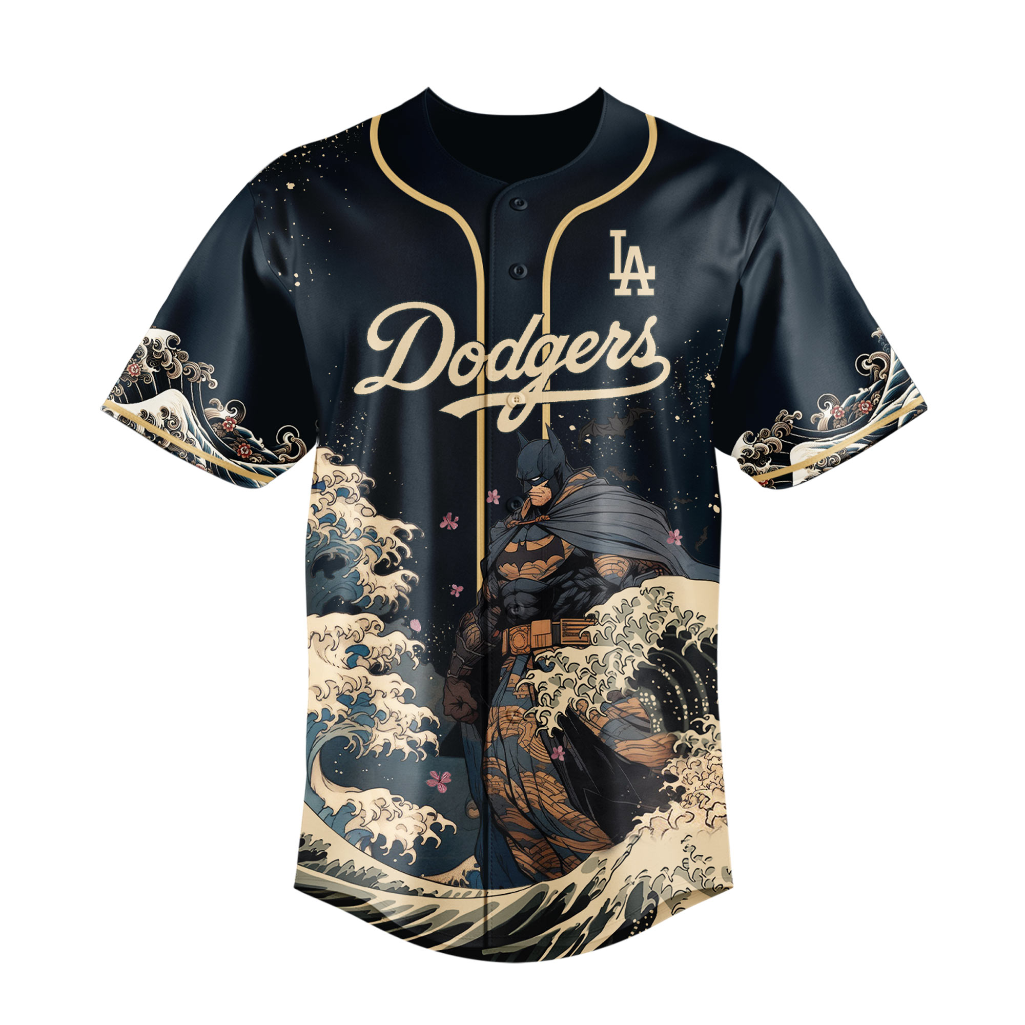Los Angeles Dodgers x Batman Night Collaboration Special Baseball Jersey Los Angeles Dodgers x Batman Night Collaboration Special Baseball Jersey