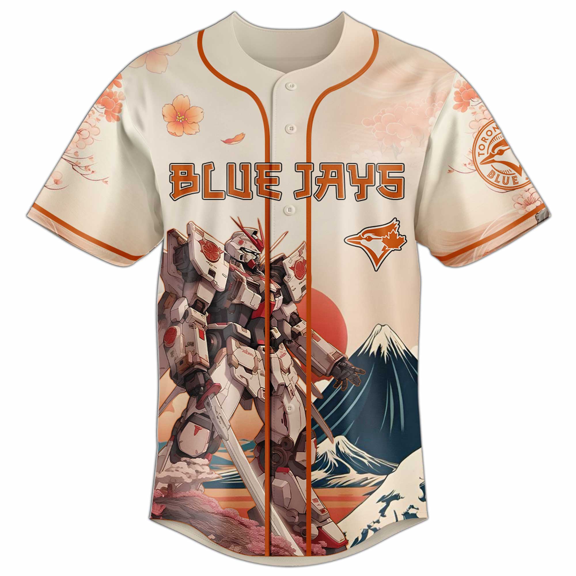 Toronto Blue Jays x Gundam Japan Edition 2025 Special Baseball Jersey Toronto Blue Jays x Gundam Japan Edition 2025 Special Baseball Jersey