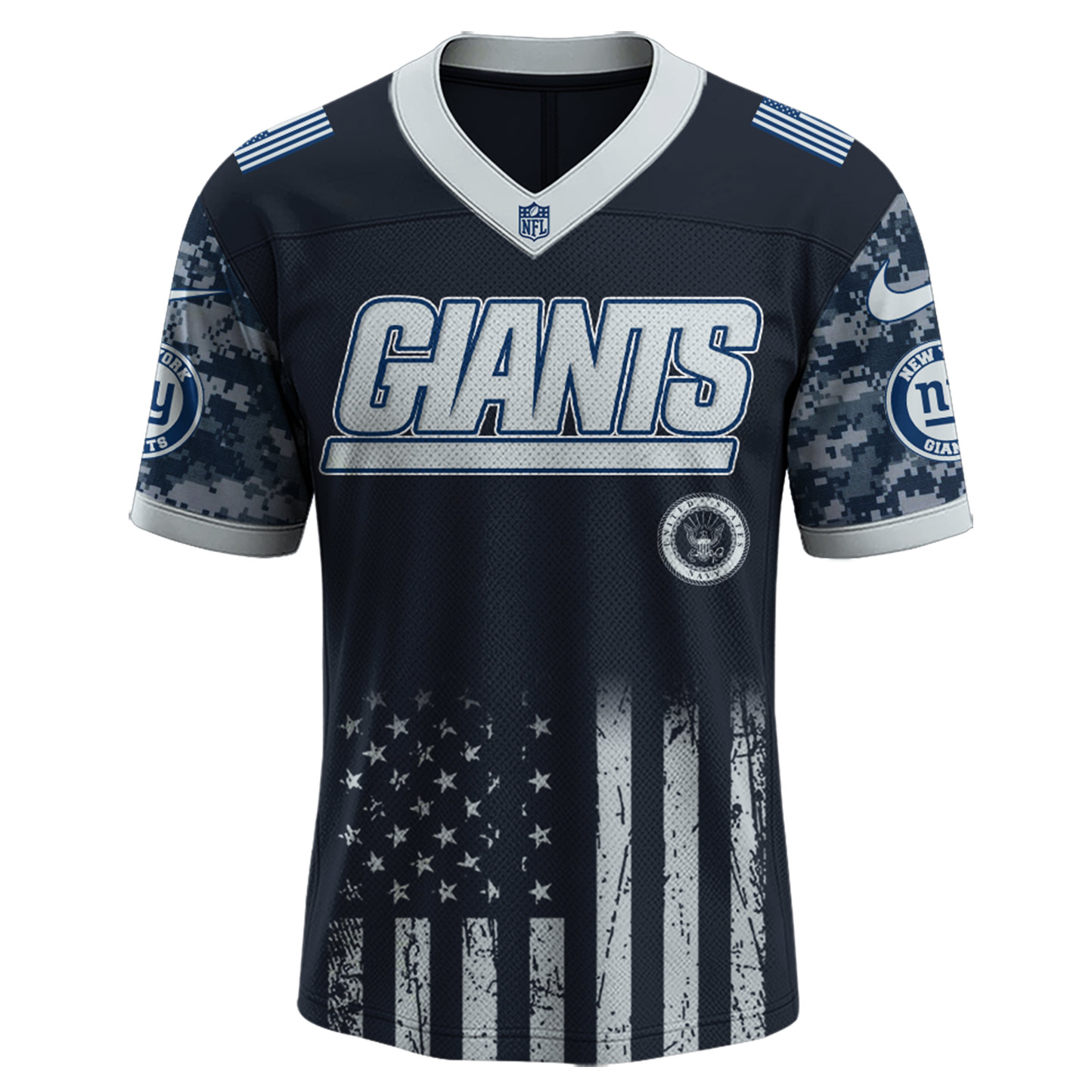 New York Giants NFL x 250 U.S. Navy 250th Birthday Celebration Jersey New York Giants NFL x 250 U.S. Navy 250th Birthday Celebration Jersey