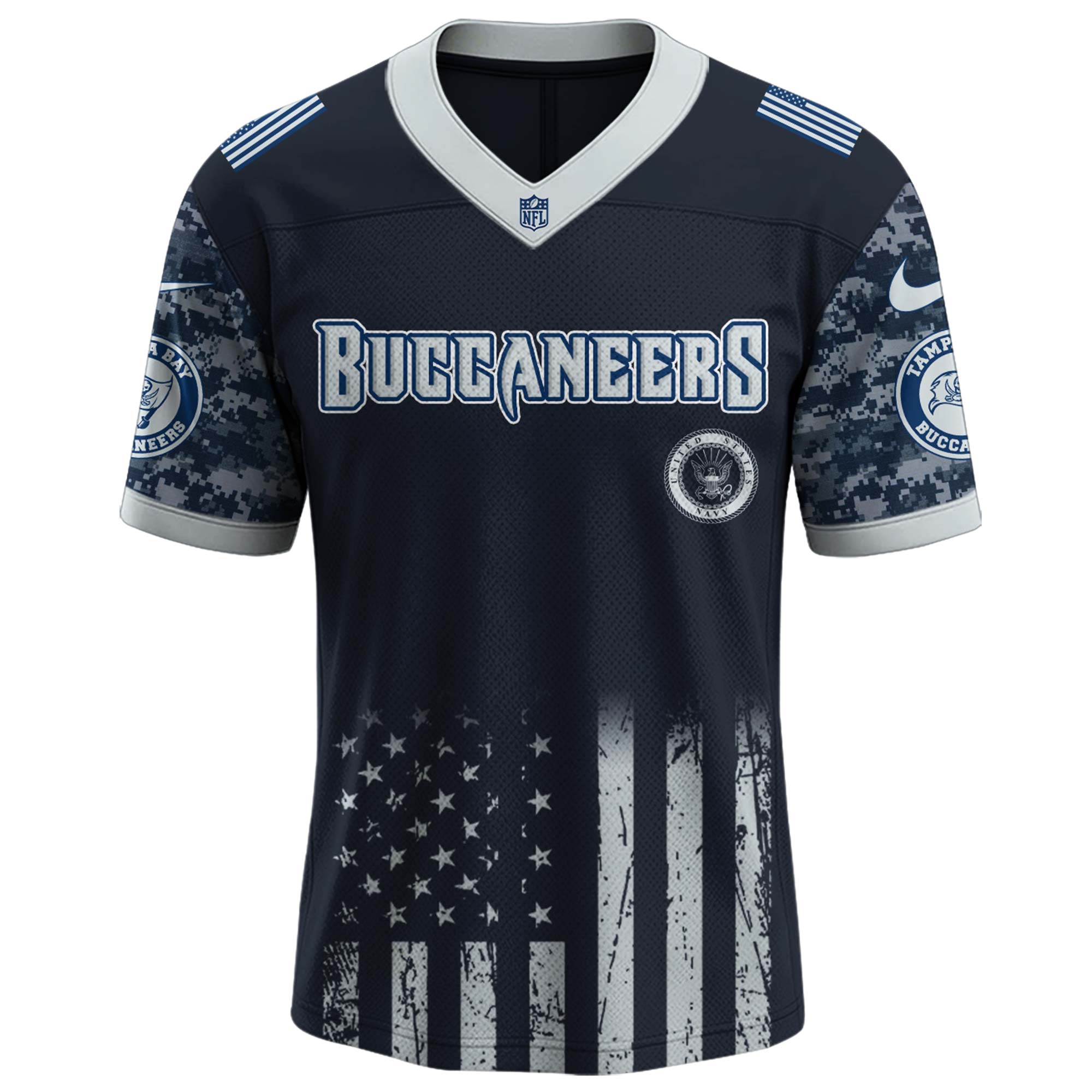 Tampa Bay Buccaneers NFL x 250 U.S. Navy 250th Birthday Celebration Jersey Tampa Bay Buccaneers NFL x 250 U.S. Navy 250th Birthday Celebration Jersey