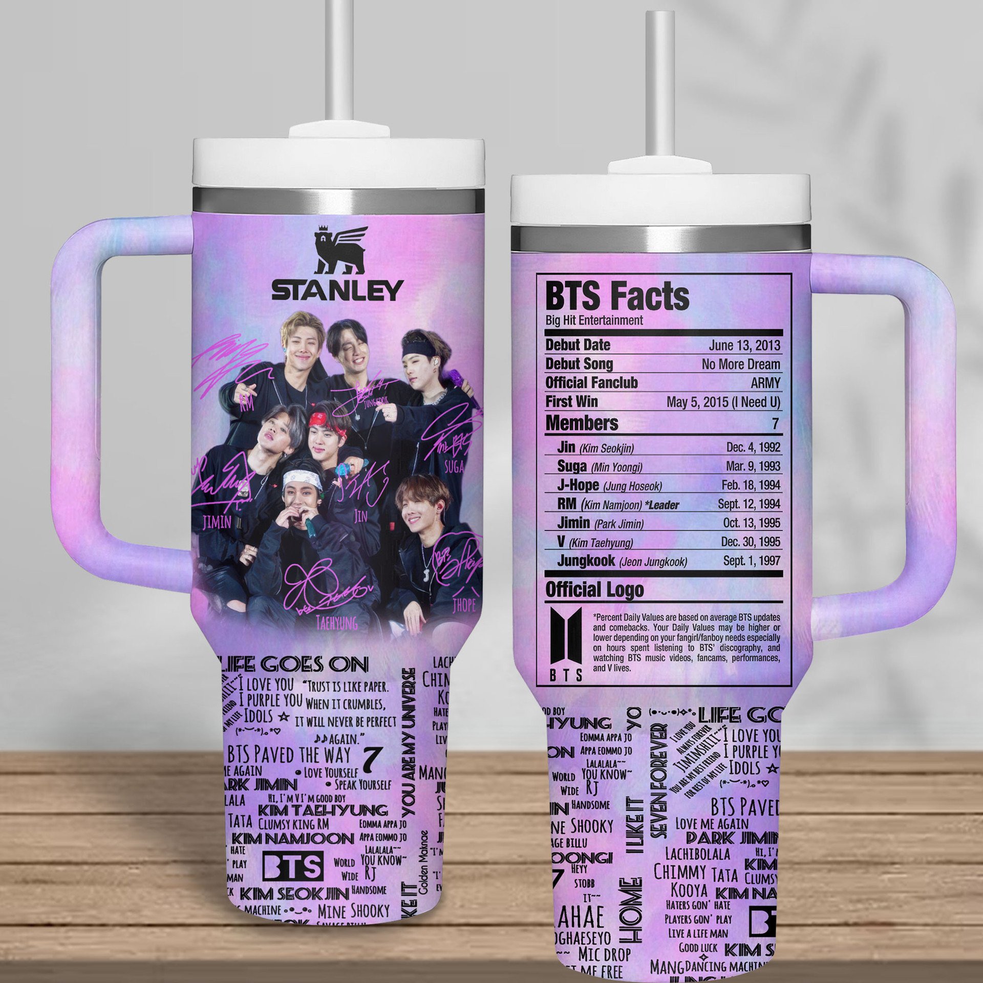 BTS Special New 2025 Stanley Tumbler BTS Special New 2025 Stanley Tumbler