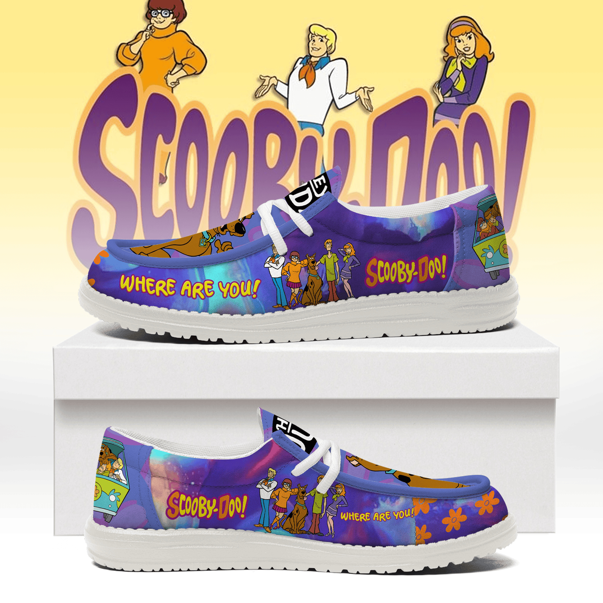 Scooby-Doo "Where Are You!" Hey Dude Shoes Scooby-Doo "Where Are You!" Hey Dude Shoes
