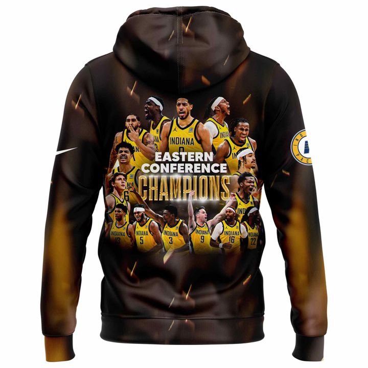Limited Edition Pacers x EASTERN CONFERENCE CHAMPIONS Hoodie 2025 Limited Edition Pacers x EASTERN CONFERENCE CHAMPIONS Hoodie 2025