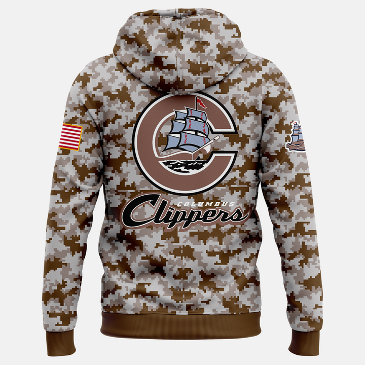 Columbus Clippers x Armed Forces Day 2025 Special Hoodie Columbus Clippers x Armed Forces Day 2025 Special Hoodie