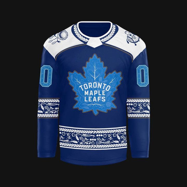 Toronto Maple Leafs Indigenous History Month 2025 Personalized Hockey Jersey Toronto Maple Leafs Indigenous History Month 2025 Personalized Hockey Jersey