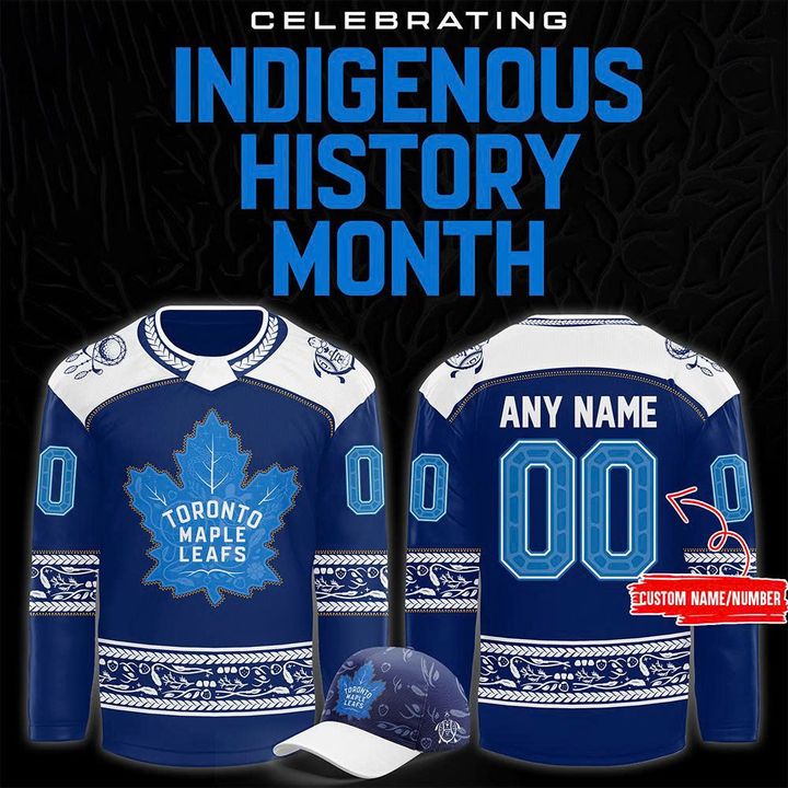 Toronto Maple Leafs Indigenous History Month 2025 Personalized Hockey Jersey Toronto Maple Leafs Indigenous History Month 2025 Personalized Hockey Jersey