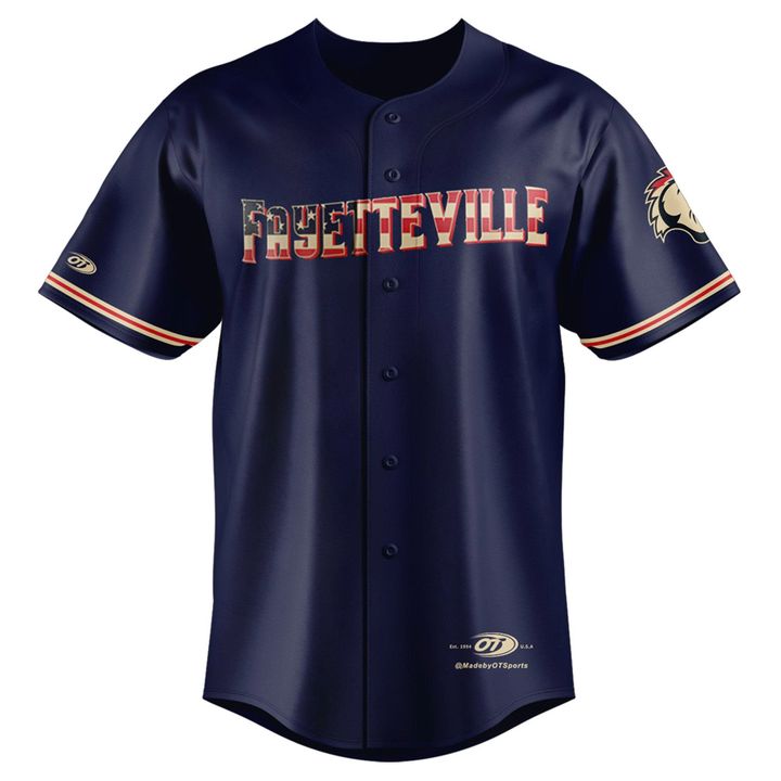 Fayetteville Woodpeckers x 2025 Patriotic Night Special Baseball Jersey Fayetteville Woodpeckers x 2025 Patriotic Night Special Baseball Jersey