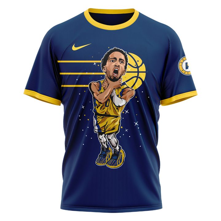 Indiana Pacers Tyrese Haliburton "What the Hali" NBA Finals 2025 Special Tee Indiana Pacers Tyrese Haliburton "What the Hali" NBA Finals 2025 Special Tee