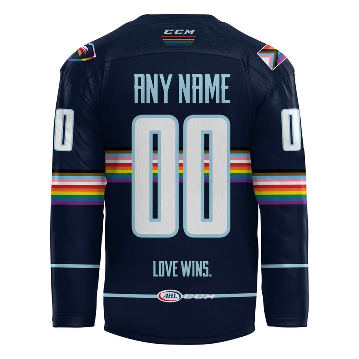 Coachella Valley Firebirds Pride Night 2025 Personalized Hockey Jersey Coachella Valley Firebirds Pride Night 2025 Personalized Hockey Jersey