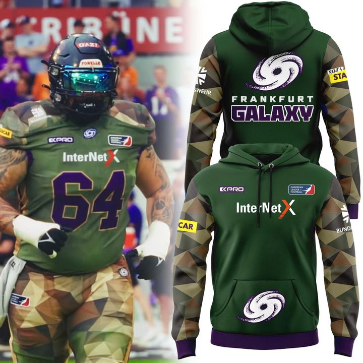 Frankfurt Galaxy Bundeswehr Special Camo 2025 Hoodie Frankfurt Galaxy Bundeswehr Special Camo 2025 Hoodie