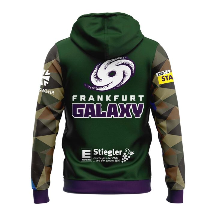 Frankfurt Galaxy Bundeswehr Special Camo 2025 Hoodie Frankfurt Galaxy Bundeswehr Special Camo 2025 Hoodie