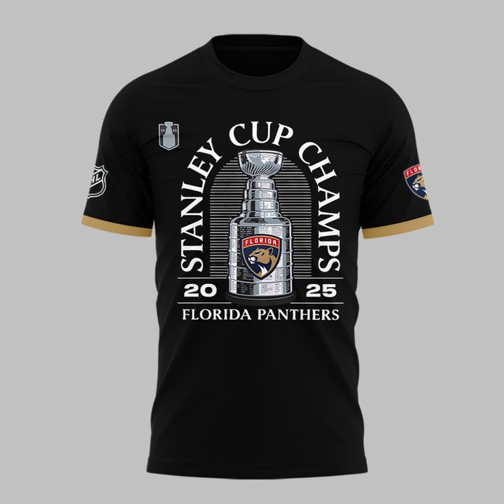 Florida Panthers 2025 Stanley Cup Back-to-Back Champions Special Tee Florida Panthers 2025 Stanley Cup Back-to-Back Champions Special Tee