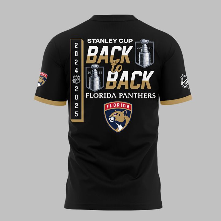 Florida Panthers 2025 Stanley Cup Back-to-Back Champions Special Tee Florida Panthers 2025 Stanley Cup Back-to-Back Champions Special Tee