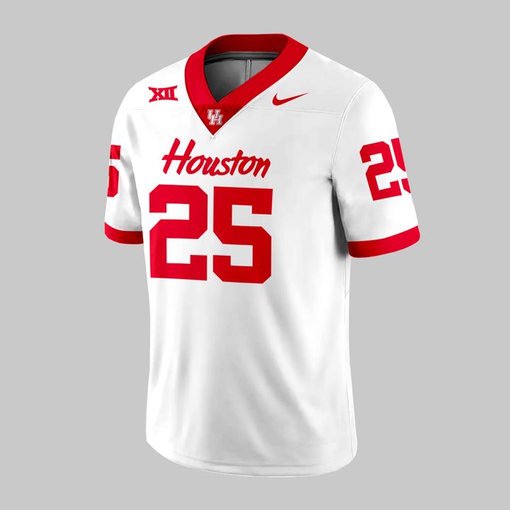 Houston Cougars Special New 2025 Season Football Jersey - White Houston Cougars Special New 2025 Season Football Jersey - White