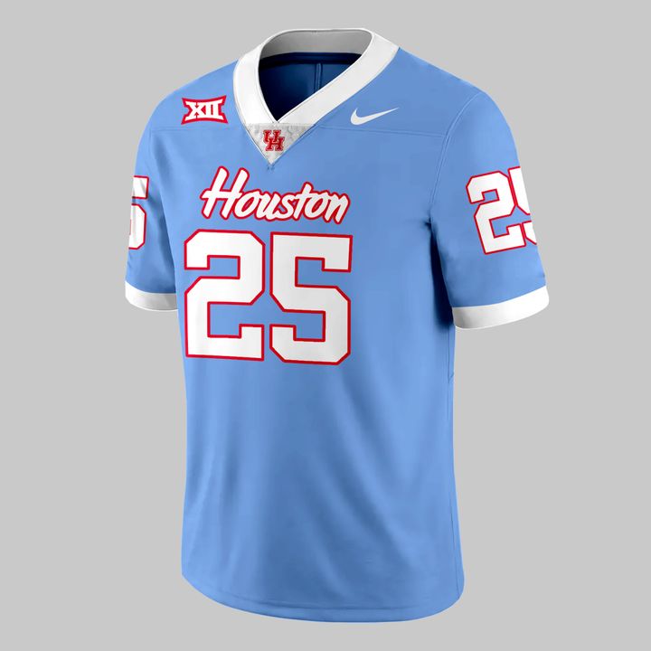 Houston Cougars Special New 2025 Season Football Jersey - Blue Houston Cougars Special New 2025 Season Football Jersey - Blue