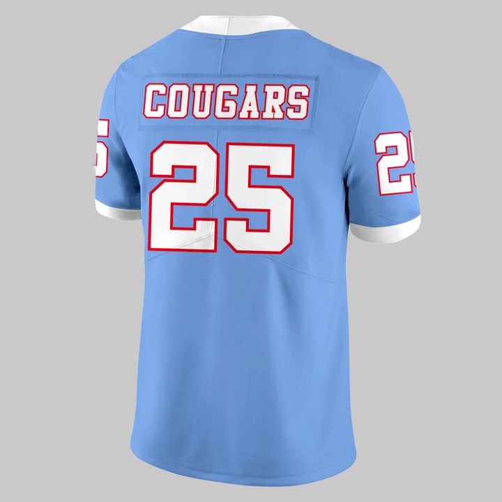 Houston Cougars Special New 2025 Season Football Jersey - Blue Houston Cougars Special New 2025 Season Football Jersey - Blue