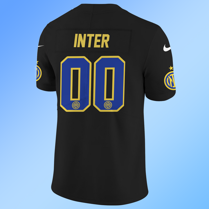 Inter Milan 2025 Soccer x NFL Game Limited Edition Football Jersey Inter Milan 2025 Soccer x NFL Game Limited Edition Football Jersey