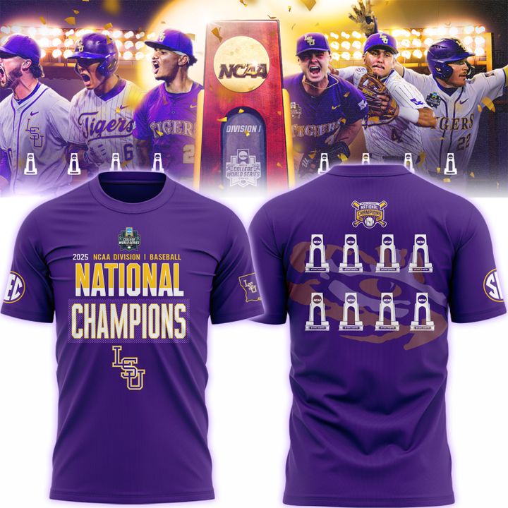 LSU Tigers 2025 NCAA National Champions Limited Edition T-Shirt LSU Tigers 2025 NCAA National Champions Limited Edition T-Shirt