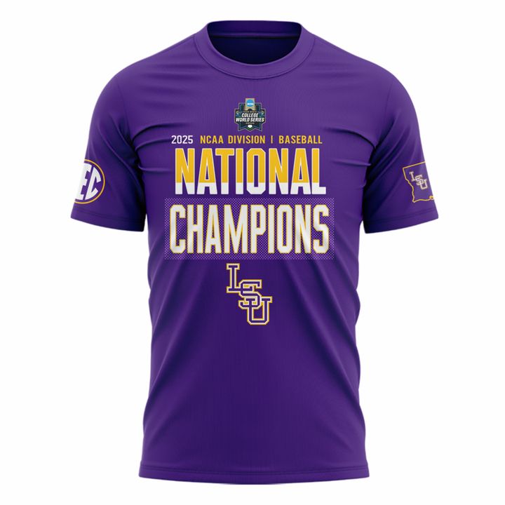 LSU Tigers 2025 NCAA National Champions Limited Edition T-Shirt LSU Tigers 2025 NCAA National Champions Limited Edition T-Shirt
