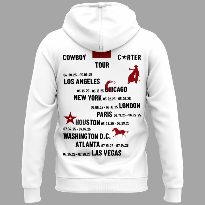 Beyoncé "COWBOY CARTER TOUR" 2025 Hoodie Beyoncé "COWBOY CARTER TOUR" 2025 Hoodie