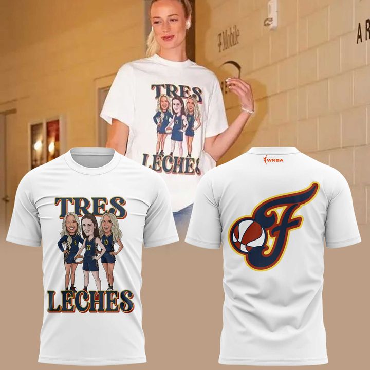 Indiana Fever Tres Leches Limited Edition T-shirt Indiana Fever Tres Leches Limited Edition T-shirt