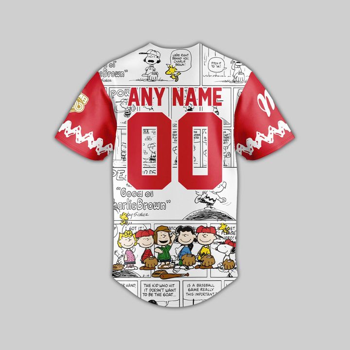 Diablos Rojos del Mexico x Peanuts 2025 Baseball Jersey Diablos Rojos del Mexico x Peanuts 2025 Baseball Jersey
