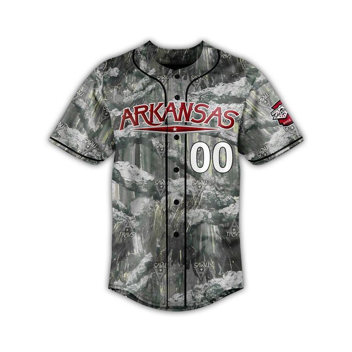 Arkansas Travelers Special New 2025 Camo Jersey Arkansas Travelers Special New 2025 Camo Jersey