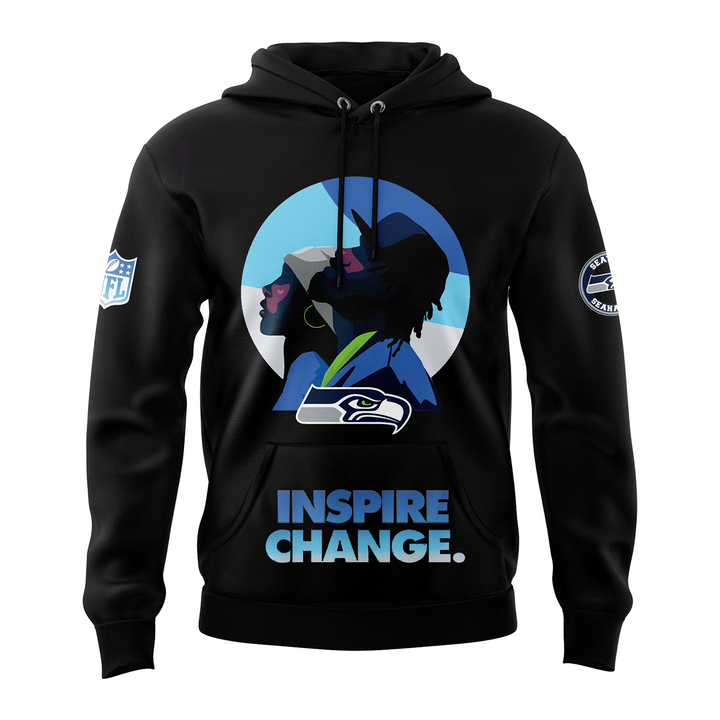 Seattle Seahawks x NFL Inspire Change 2025 Limited Edition Hoodie Seattle Seahawks x NFL Inspire Change 2025 Limited Edition Hoodie