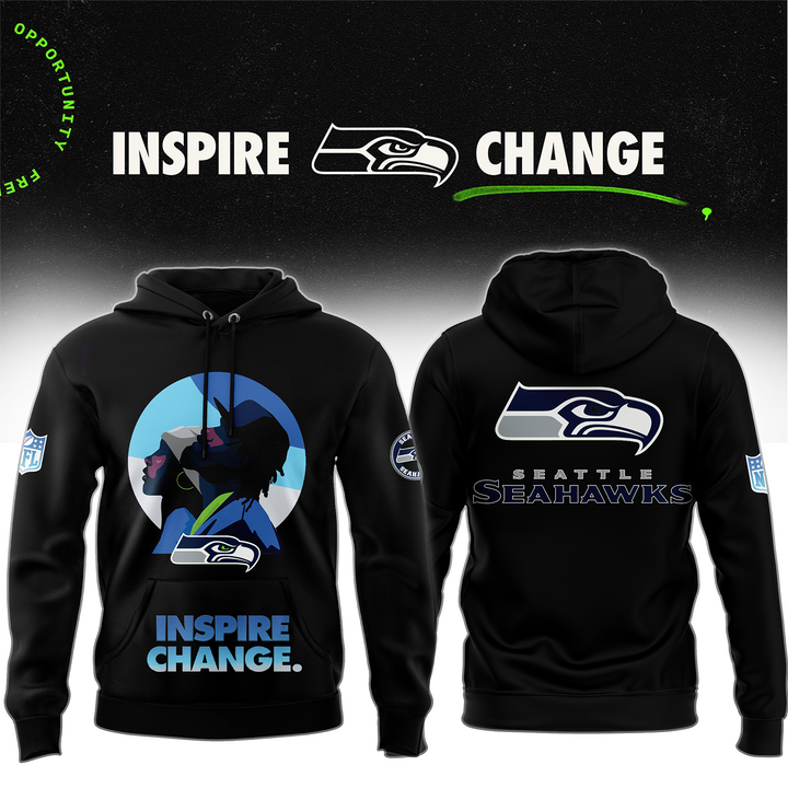 Seattle Seahawks x NFL Inspire Change 2025 Limited Edition Hoodie Seattle Seahawks x NFL Inspire Change 2025 Limited Edition Hoodie