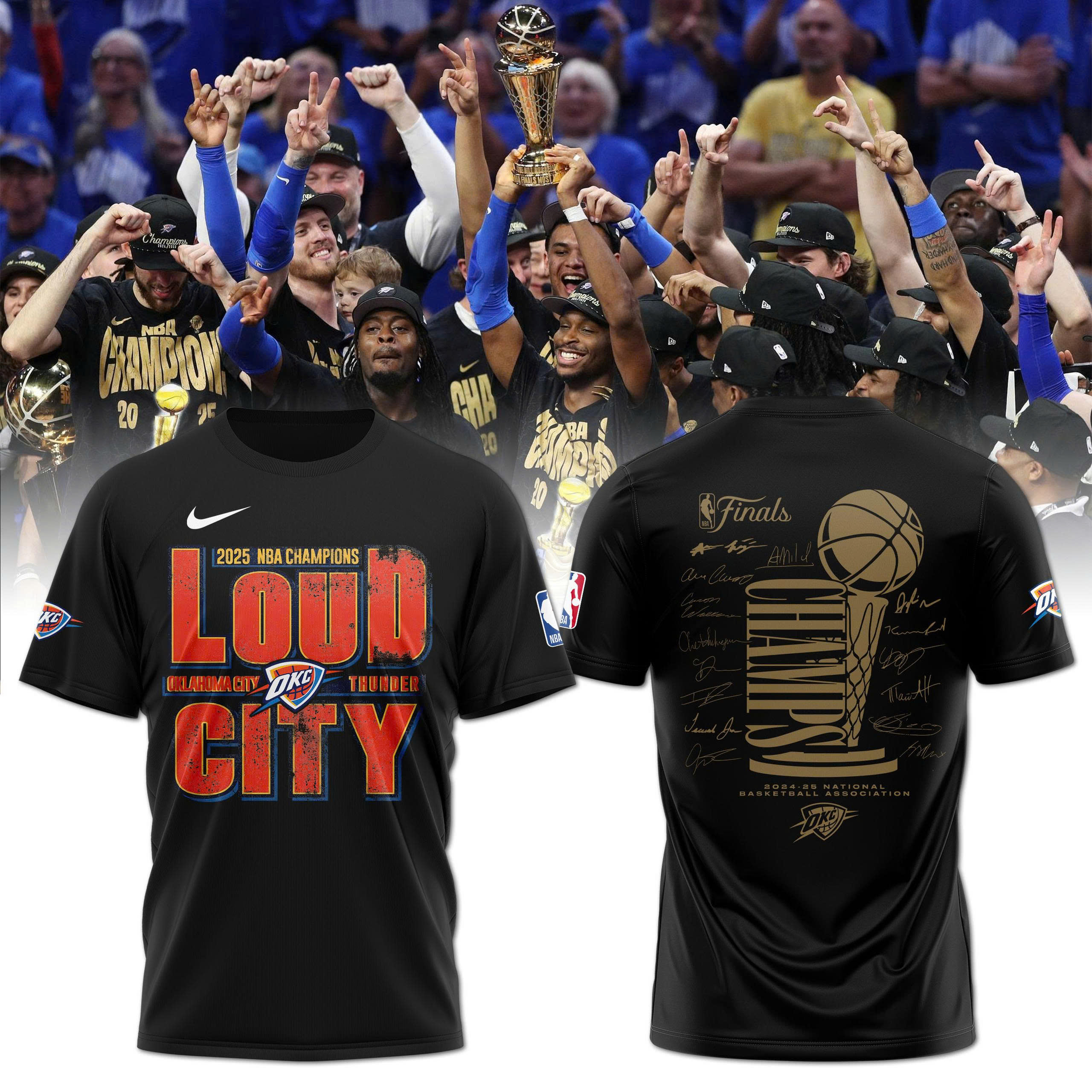 Oklahoma City Thunder 2025 NBA Champions Special Tee Oklahoma City Thunder 2025 NBA Champions Special Tee