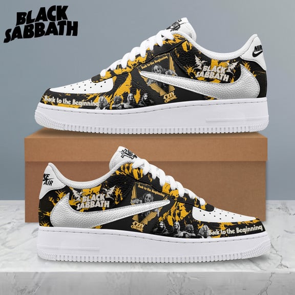 Black Sabbath "Back to the Beginning" Air Force 1 Shoes Black Sabbath "Back to the Beginning" Air Force 1 Shoes