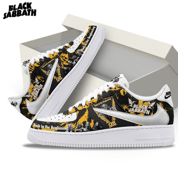 Black Sabbath "Back to the Beginning" Air Force 1 Shoes Black Sabbath "Back to the Beginning" Air Force 1 Shoes