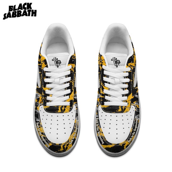 Black Sabbath "Back to the Beginning" Air Force 1 Shoes Black Sabbath "Back to the Beginning" Air Force 1 Shoes