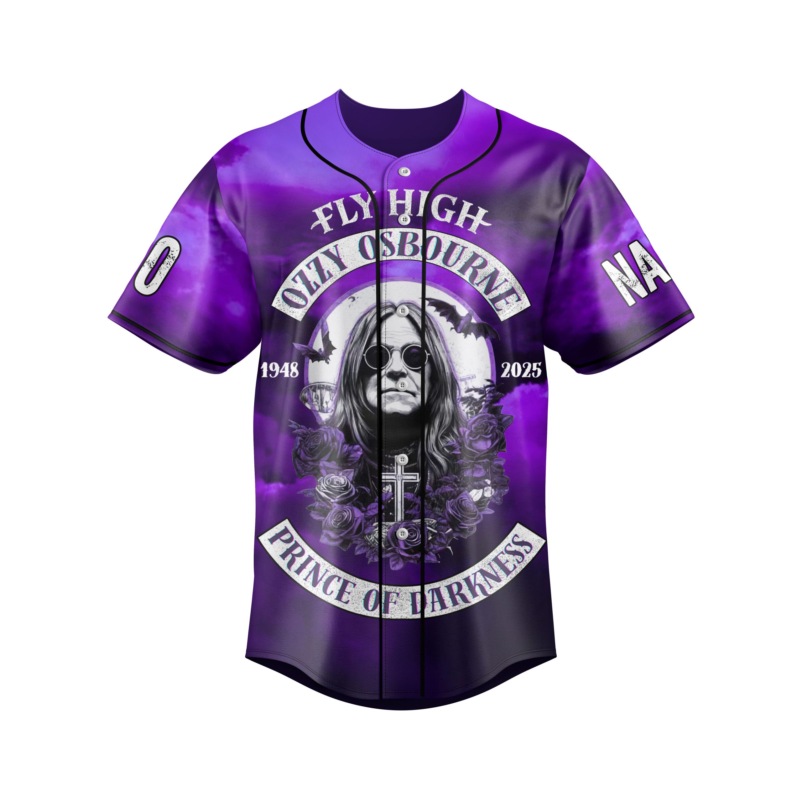 Ozzy Osbourne Mama I'm Coming Home Limited Baseball Jersey Ozzy Osbourne Mama I'm Coming Home Limited Baseball Jersey