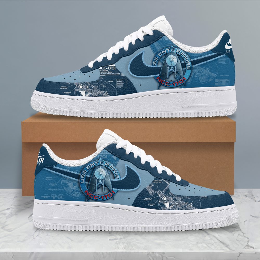 Star Trek USS Enterprise Special Air Force 1 Sneaker - Image 2
