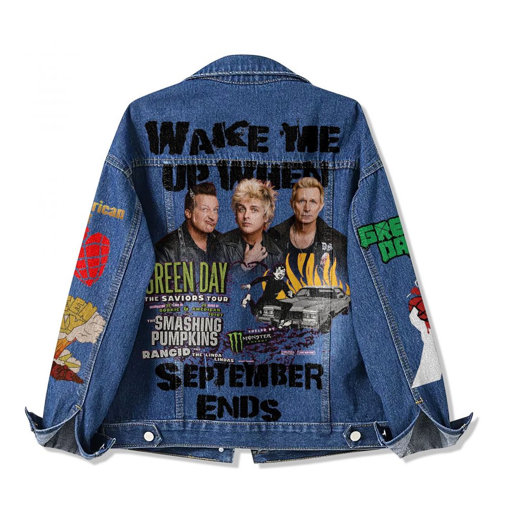 Green Day Denim Jacket - Image 2