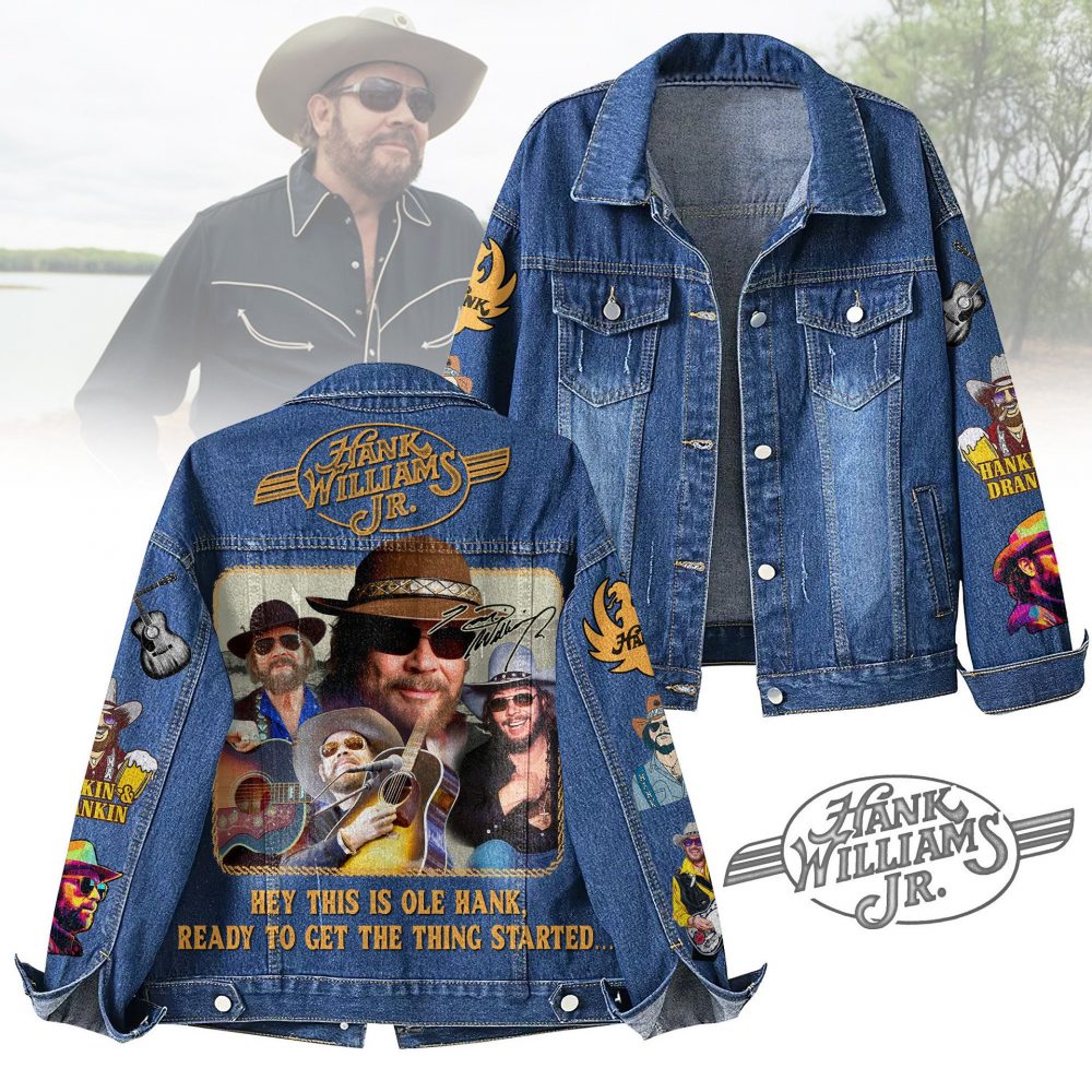 Hank Williams Jr. Denim Jacket