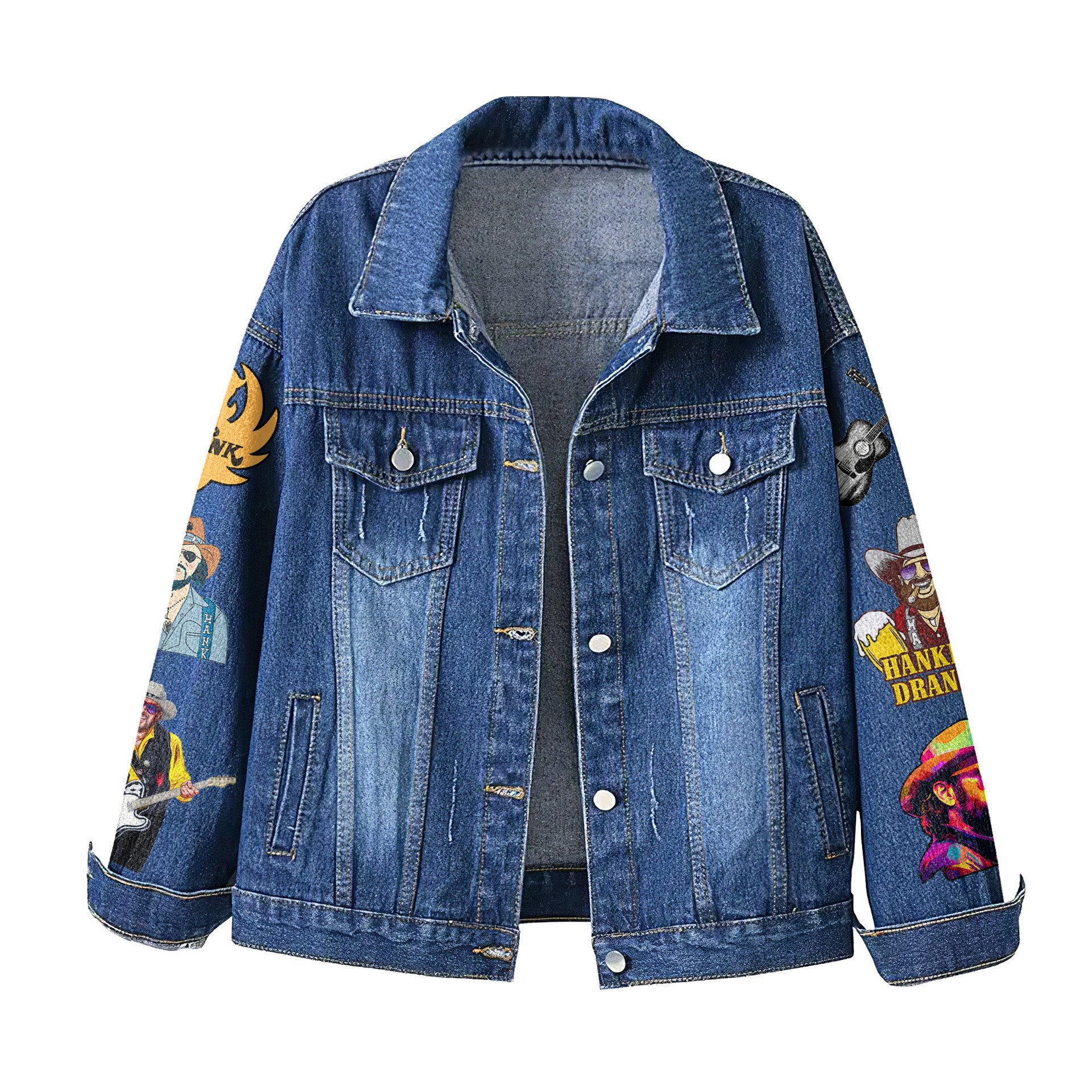 Hank Williams Jr. Denim Jacket Hank Williams Jr. Denim Jacket