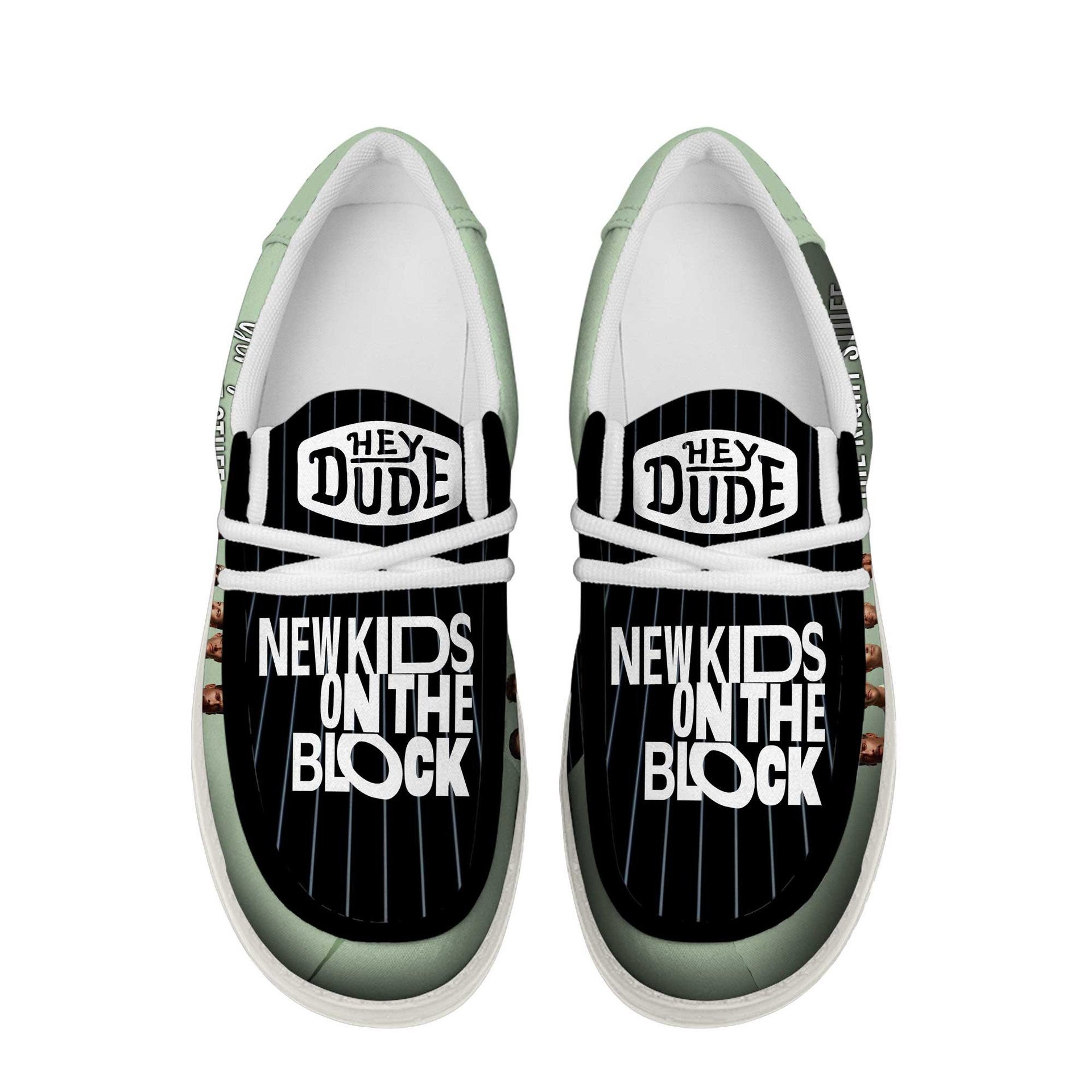 New Kids on the Block "THE RIGHT STUFF" Hey Dudes Shoes New Kids on the Block "THE RIGHT STUFF" Hey Dudes Shoes