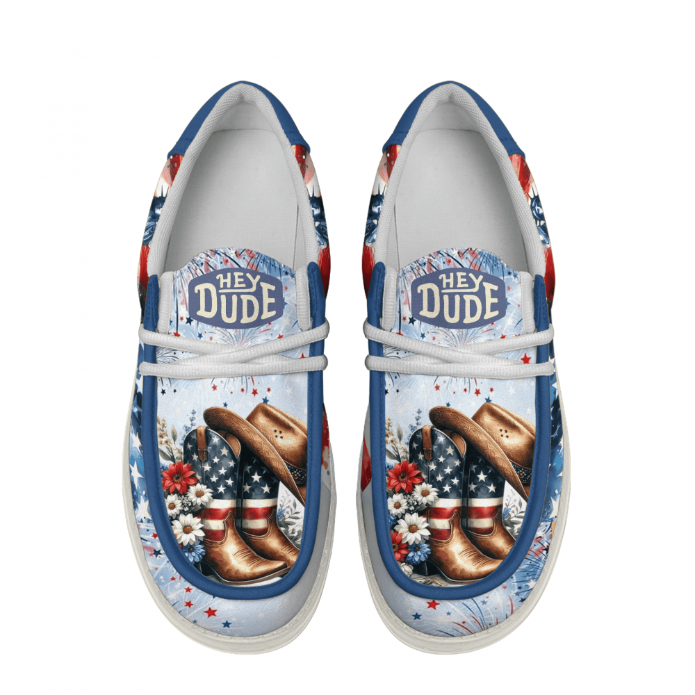 Toby Keith "It's the American Way" Limited Edition Hey Dude Shoes - Image 3