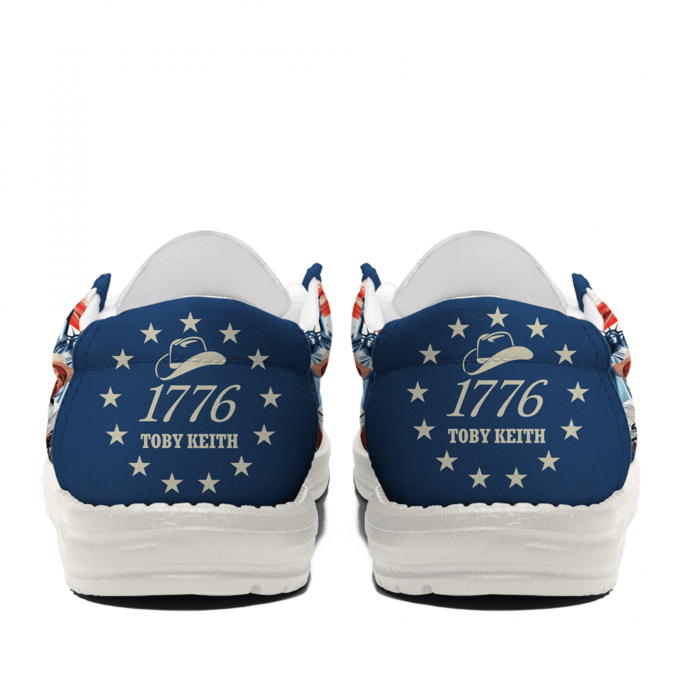 Toby Keith "It's the American Way" Limited Edition Hey Dude Shoes - Image 4
