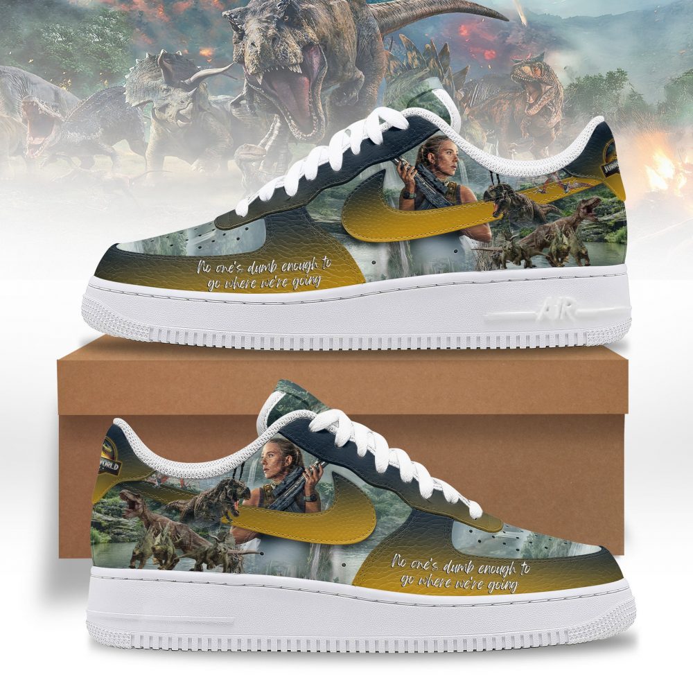 Jurassic World New 2025 Custom Air Force 1 Shoes