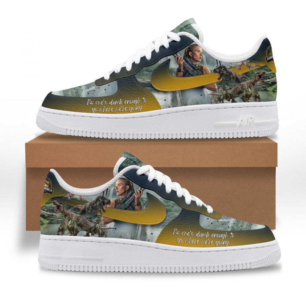 Jurassic World New 2025 Custom Air Force 1 Shoes - Image 2