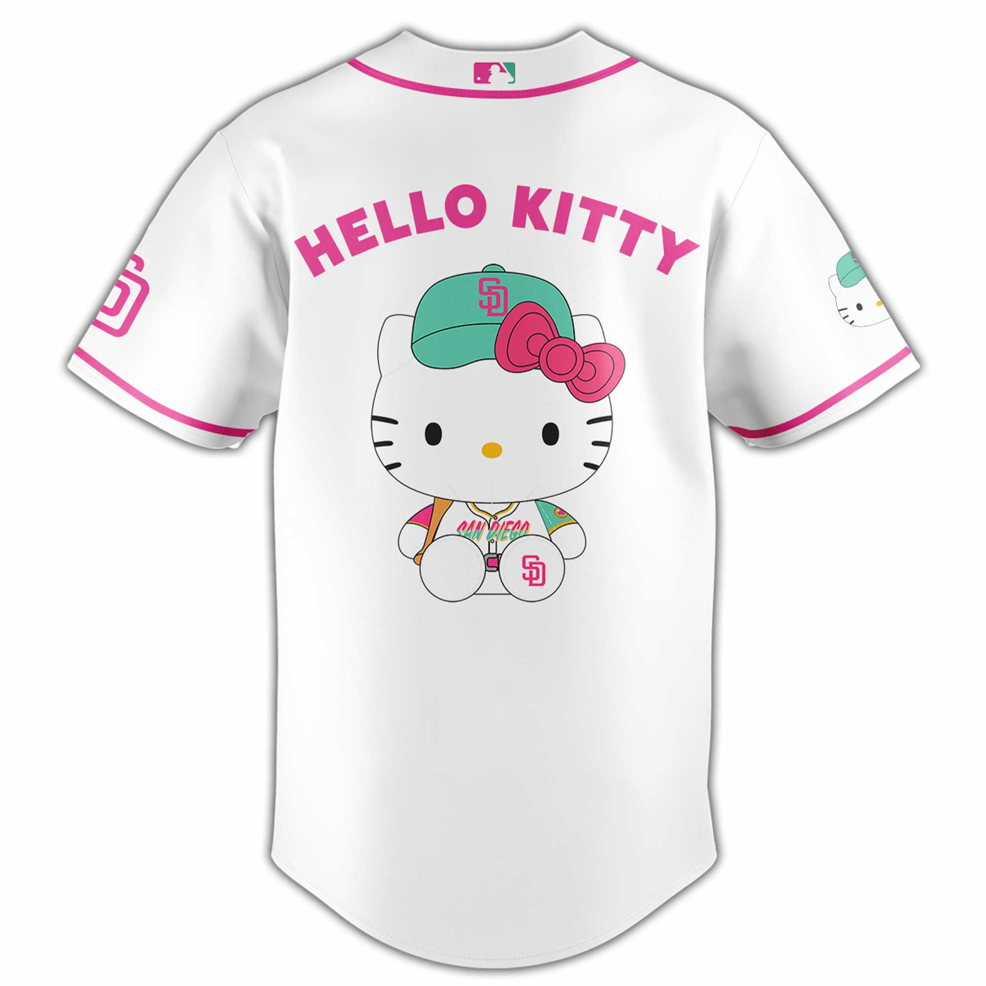 San Diego Padres x Hello Kitty Game Night Baseball Jersey San Diego Padres x Hello Kitty Game Night Baseball Jersey