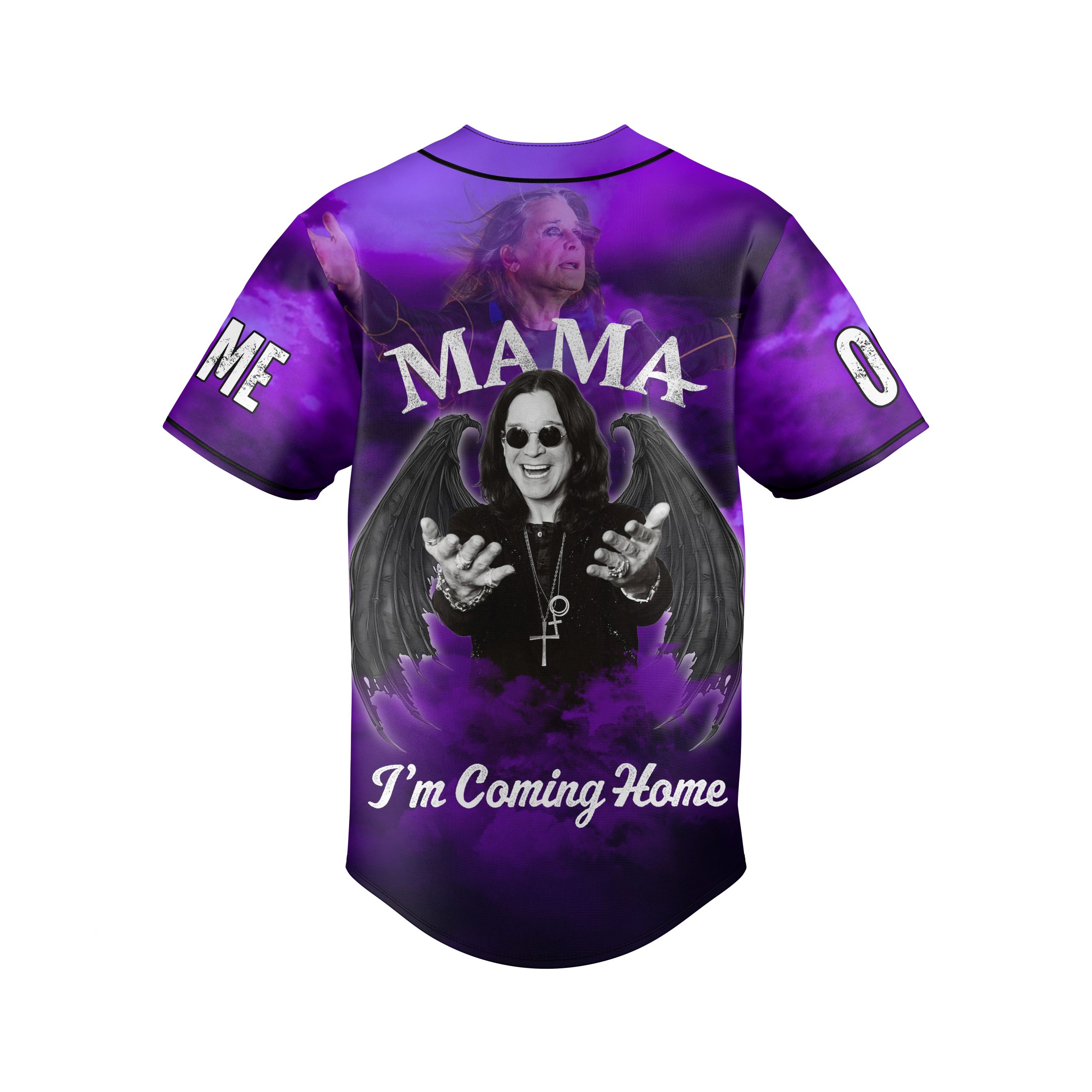Ozzy Osbourne Mama I'm Coming Home Limited Baseball Jersey Ozzy Osbourne Mama I'm Coming Home Limited Baseball Jersey