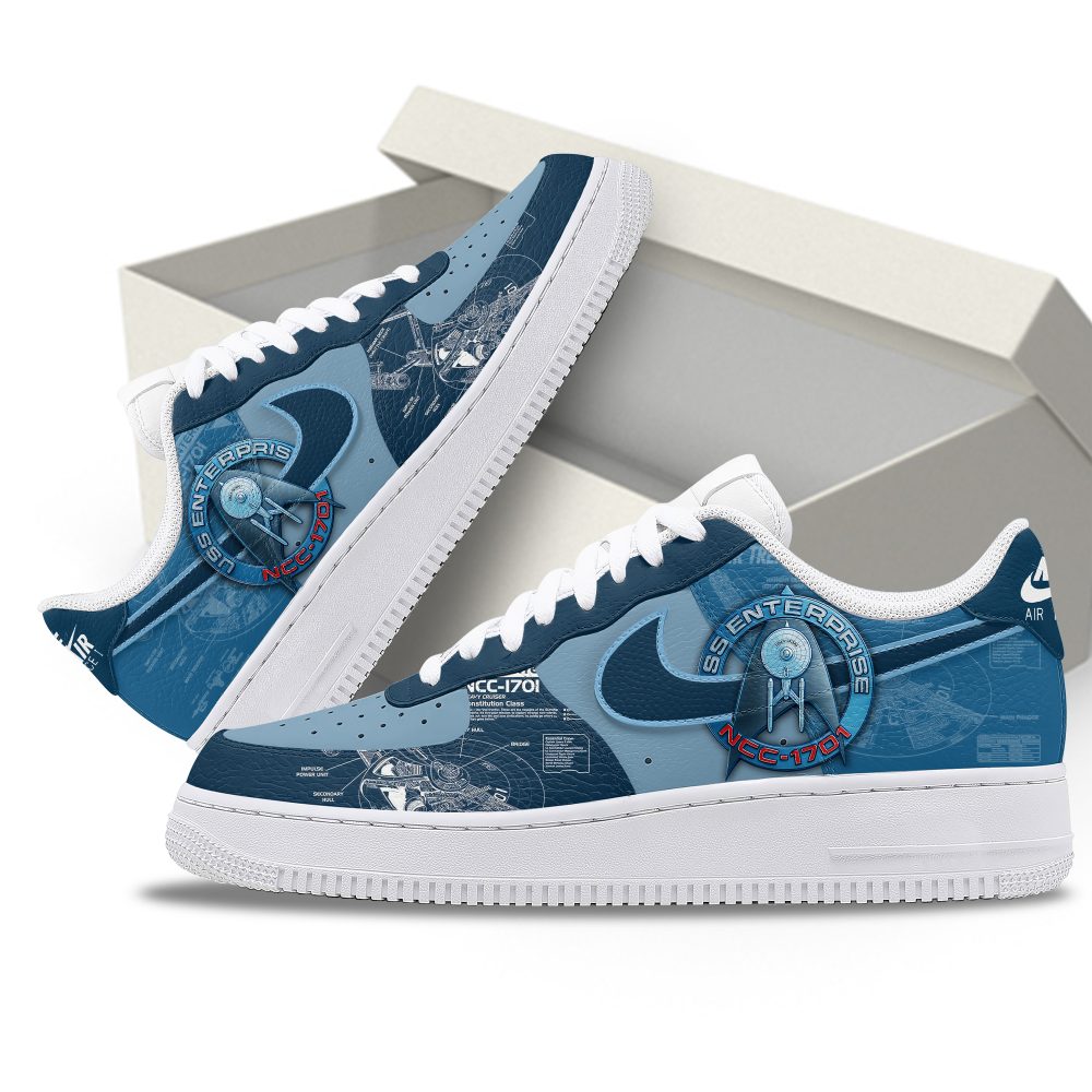 Star Trek USS Enterprise Special Air Force 1 Sneaker - Image 3