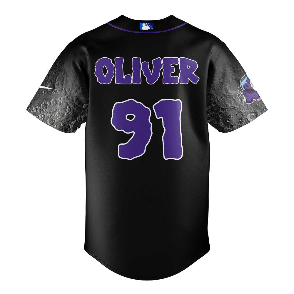 Erie Moon Mammoths John Oliver Limited Edition Baseball Jersey Erie Moon Mammoths John Oliver Limited Edition Baseball Jersey
